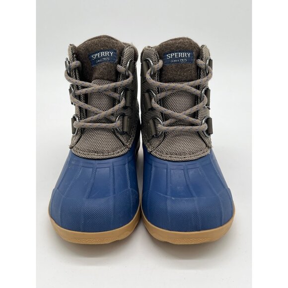 Sperry Kids Size 13 Blue Saltwater Duck Boots - Picture 1 of 8